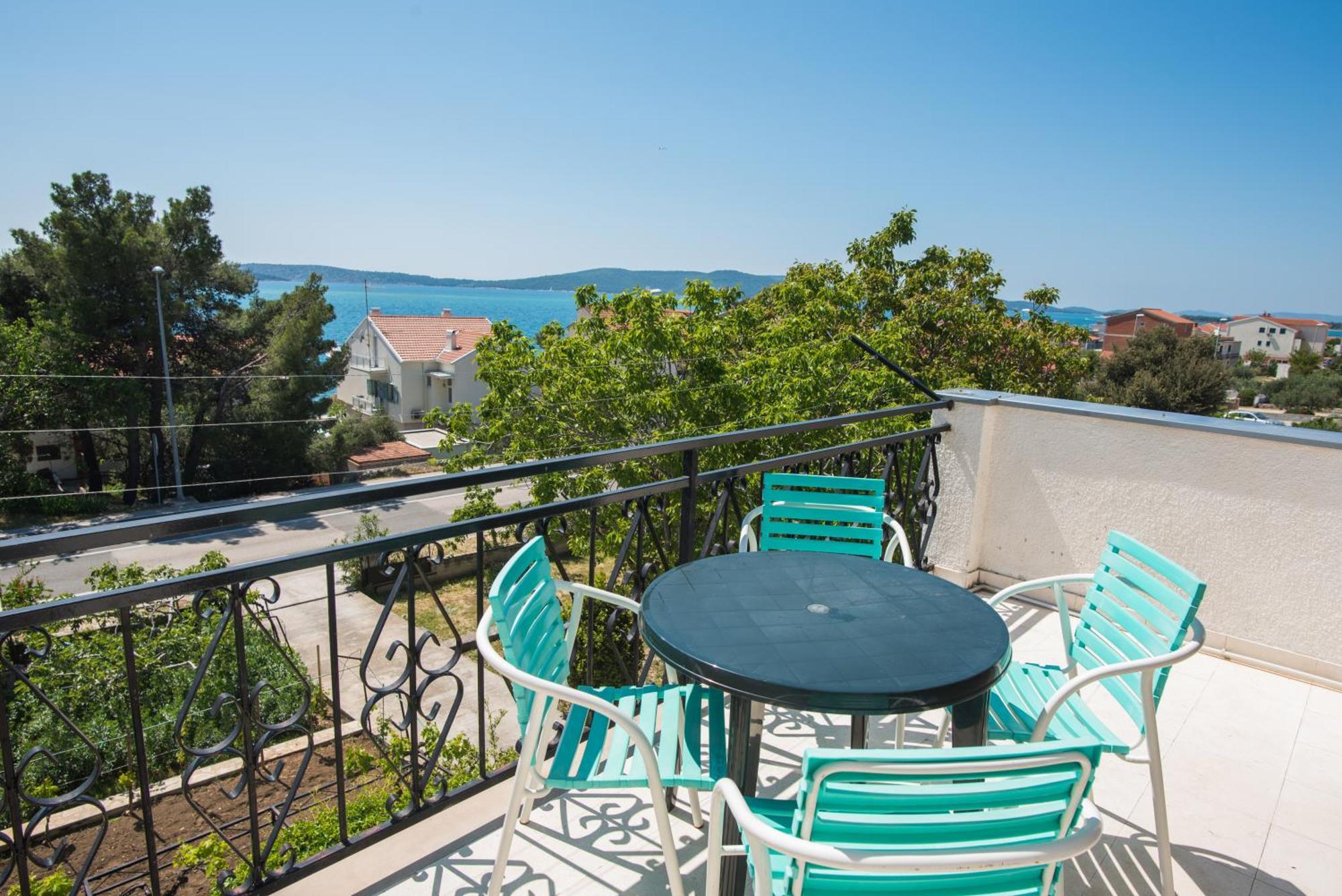 Apartments Brodarica Beach With Balcony Seaview Exterior foto